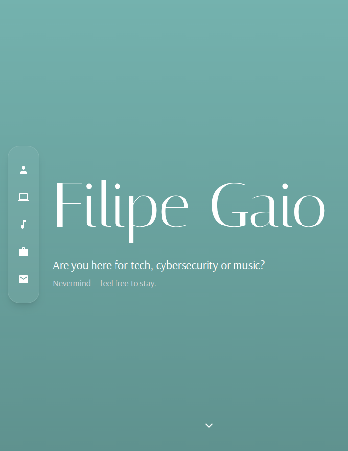 Personal Portfolio Website